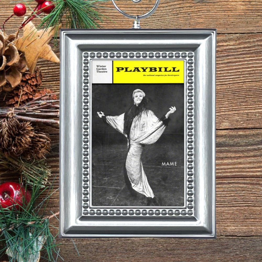 Mame Broadway Musical Playbill Christmas Tree Ornament